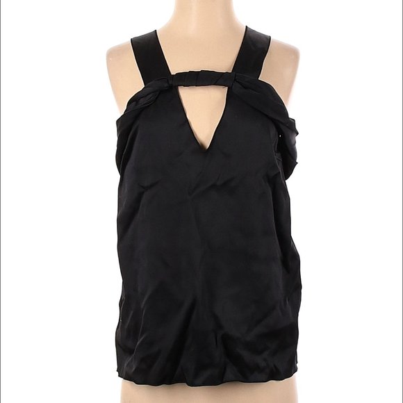 Derek Lam Tops - DEREK LAM ✨ Sleeveless Blouse Hooded Tank Black Size 2